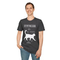 Cat Petting Guide Quote, Unisex Softstyle Graphic T-Shirt