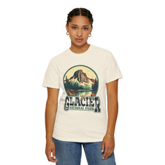 Glacier National Park Graphic, Comfort Colors Soft Relaxed Fit Unisex Garment-Dyed T-shirt