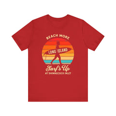 Shinnecock Inlet Beach Vibes Unisex Tee - Surf's Up Long Island | Summer Shirt