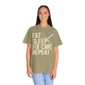 Eat Sleep Fix Cars Repeat, Comfort Colors Unisex Relaxed Fit T Shirt