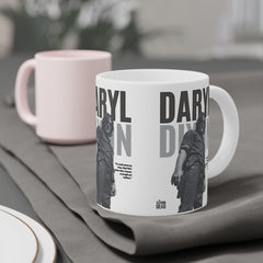 Daryl Dixon Ceramic Mug — The Walking Dead Three-Panel Fan Coffee Cup (11oz/15oz/20oz)