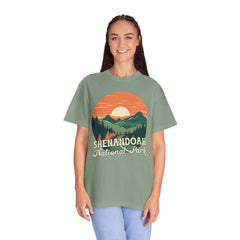 Shenandoah National Park Graphic, Comfort Colors Soft Relaxed Fit Unisex Garment-Dyed T-shirt