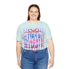 Tired Teacher Summer Club Tee