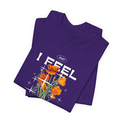 I Feel Blessed Tee - Positive Vibes Floral