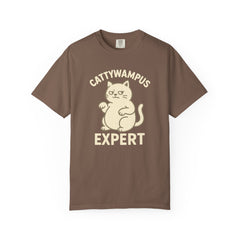 Cattywampus Expert T-Shirt | Funny Cat Tee, Gift for Cat Lovers, Cute Pet Shirt, Casual Wear, Unisex Apparel