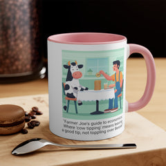 COW TIPPING Awareness - Accent Mugs | Cow Tipping Is Real, Bovine Humor. Gift For Him, Gift For Her, Farm Humor, Cow Fan Gift, Farm Animal