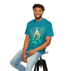Raccoon UFO Funny Comfort Colors Graphic T-Shirt