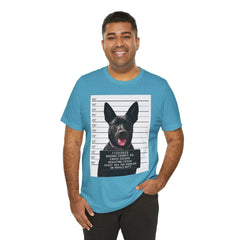 K9 Mugshot Personalized with your Dog T-Shirt