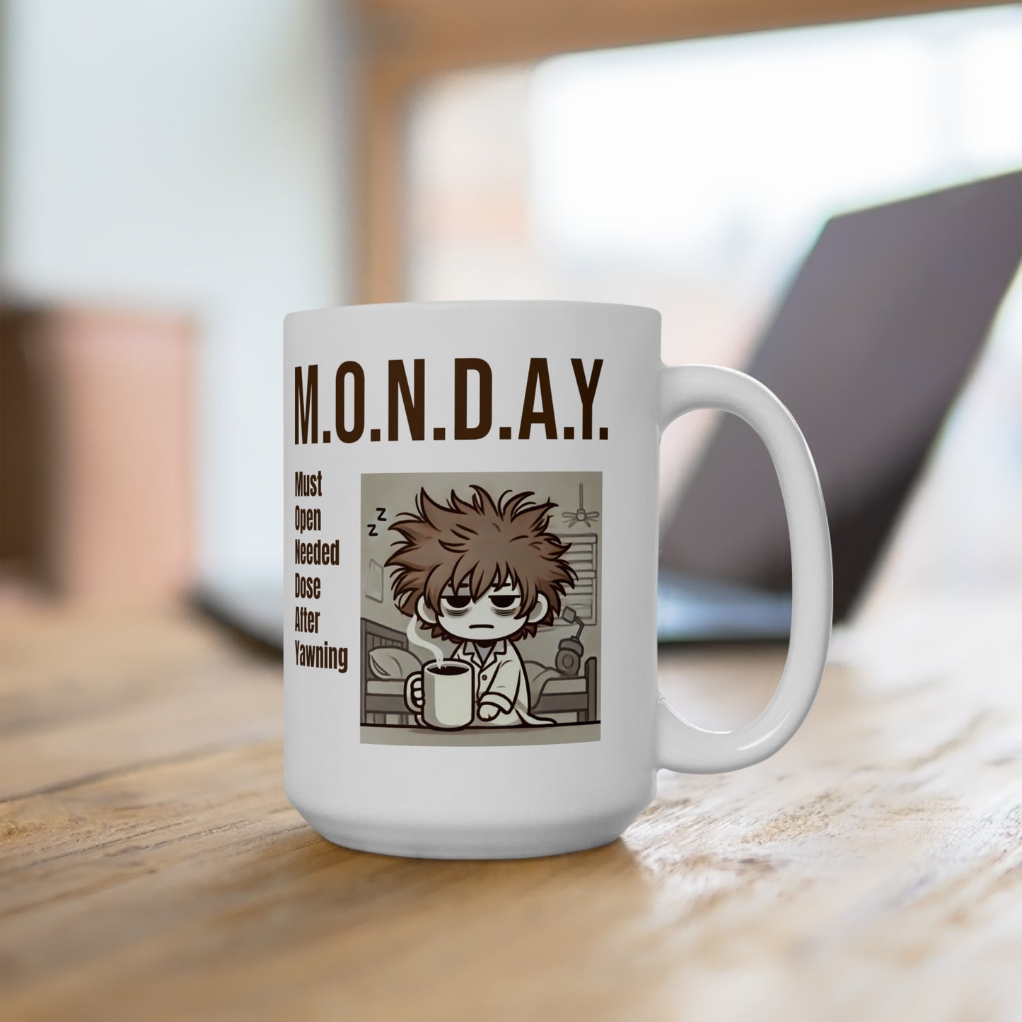 MONDAY Definition Funny Graphic Ceramic Mug, (11oz, 15oz)