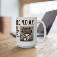 MONDAY Definition Funny Graphic Ceramic Mug, (11oz, 15oz)