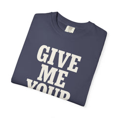 Two And A Half Men Inspired Graphic T-Shirt - Give Me Your Thumb Vintage Tee