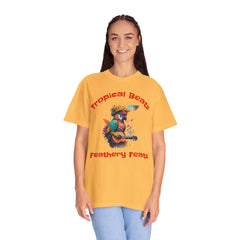 Tropical Beats Graphic T-Shirt — Feathery Feats Design