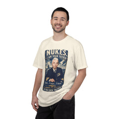 Nukes I Am Your Father Vintage United States Navy Nuclear Power Submarine Graphic T-Shirt
