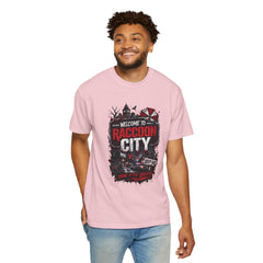 Raccoon City Graphic T-Shirt — "Welcome to Raccoon City" Horror Gamer Tee
