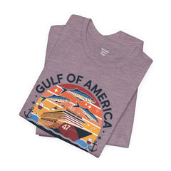Gulf of USA Courtesy of 47 Graphic Unisex Jersey Tee