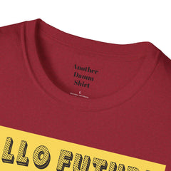 Hallo Future Pop Art Guy Unisex Softstyle T-Shirt
