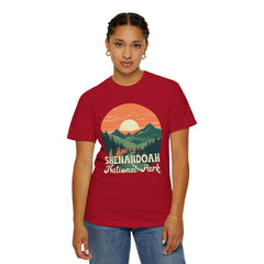 Shenandoah National Park Graphic, Comfort Colors Soft Relaxed Fit Unisex Garment-Dyed T-shirt
