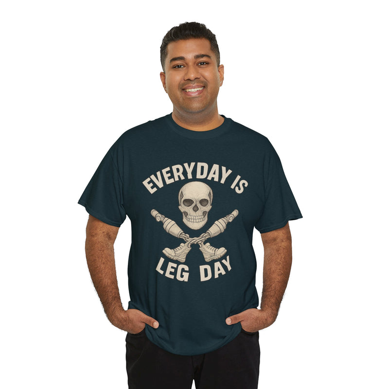 Funny Amputee Skull Workout Unisex Tee