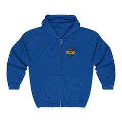 Personalized with your dogs image Zip Hoodie — "My Therapist Has a Wet Nose" Graphic