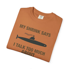 Submarine Humor T-Shirt - Funny Unisex Tee for Nautical Lovers, Gift for Submarine Enthusiasts, Casual Wear, Maritime Joke Shirt