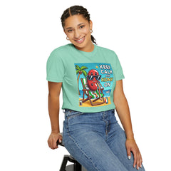 Keep Calm And Kidney On Graphic Unisex Garment-Dyed T-shirt