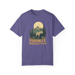 Yosemite National Park Graphic, Comfort Colors Soft Relaxed Fit Unisex Garment-Dyed T-shirt