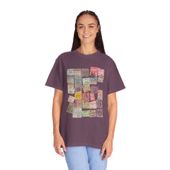 Classic Rock Concert Tickets  Garment-Dyed T-shirt