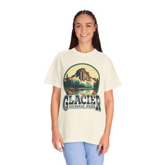 Glacier National Park Graphic, Comfort Colors Soft Relaxed Fit Unisex Garment-Dyed T-shirt