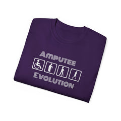 Amputee Evolution T-Shirt | Limb Loss Awareness Prosthetic Gift Unisex Tee