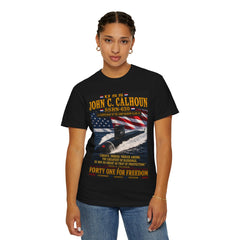 USS John C. Calhoun SSBN-630 Submarine Tribute T-Shirt — Forty One For Freedom Patriotic Tee