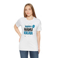 Happy Hanukkah Dreidel- Unisex Jersey Short Sleeve Tee