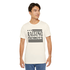 Raising Patriots Tee – Americana Stars & Stripes Family Pride T-Shirt