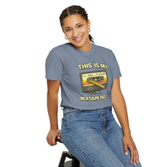 Mixtape Face T-Shirt — Retro Cassette Music Graphic Tee