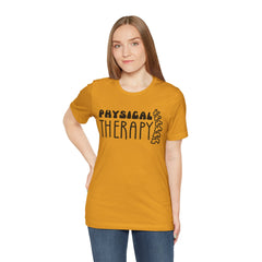 Physical Therapy Unisex Tee - Spine Graphic Gift for PT Student