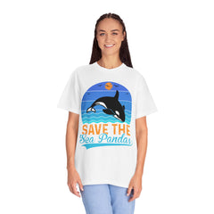 Save The Sea Pandas Comfort Colors Unisex Garment-Dyed T-shirt