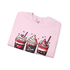Woman's Coffee Valentine - Unisex Heavy Blend™ Crewneck Sweatshirt