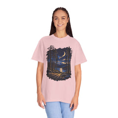 Moonlit Forest T-Shirt – Nature Lover Camping Shirt