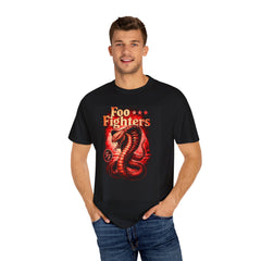 Foo Fighters Snake Garment Dyed Unisex T-Shirt - Retro Concert Merchandise