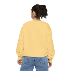 Floral Butterfly Sweatshirt — Tropical Hibiscus Garden Crewneck