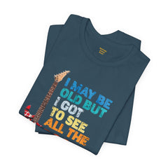 Vintage Rock Band Graphic Tee - 'I May Be Old, But I Got to See All the Cool Bands'