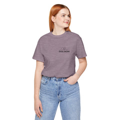 Dog Mom T-Shirt — Personalized Your Dog Image  Tee (Custom Name)