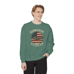 Vintage Submarine Veteran Sweatshirt, Unisex Crewneck, Comfortable Casual Wear, Perfect Gift for Veterans, Military Appreciation