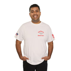 SUBMARINER RED Friday T Shirt with Fouled Anchor, American Flag, FBM / Boomer Silhouette. Remember Everyone Deployed, Dolphins