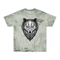Spirit Wolf Unisex Color Blast T-Shirt / animal print t-shirt, wild life lover gift, spirit animal tee, wolf graphic tee, nature lover gift