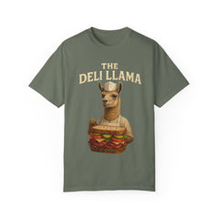 Funny Deli Llama Unisex T-Shirt - Perfect for Foodies and Animal Lovers