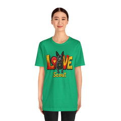 Personalized Love Your Dog T-Shirt — Designed with your dogs name and picture Graphic Tee