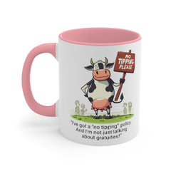 COW TIPPING Awareness - Accent Mugs | Cow Tipping Is Real, Bovine Humor. Gift For Him, Gift For Her, Farm Humor, Cow Fan Gift, Farm Animal