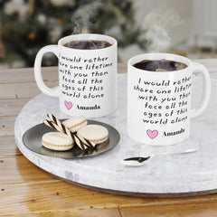 I would rather share one lifetime with you | LOR Movie Quote,Valentine Gift,Gift For Him,Anniversary Gift,Boyfriend Gift,Husband Gift
