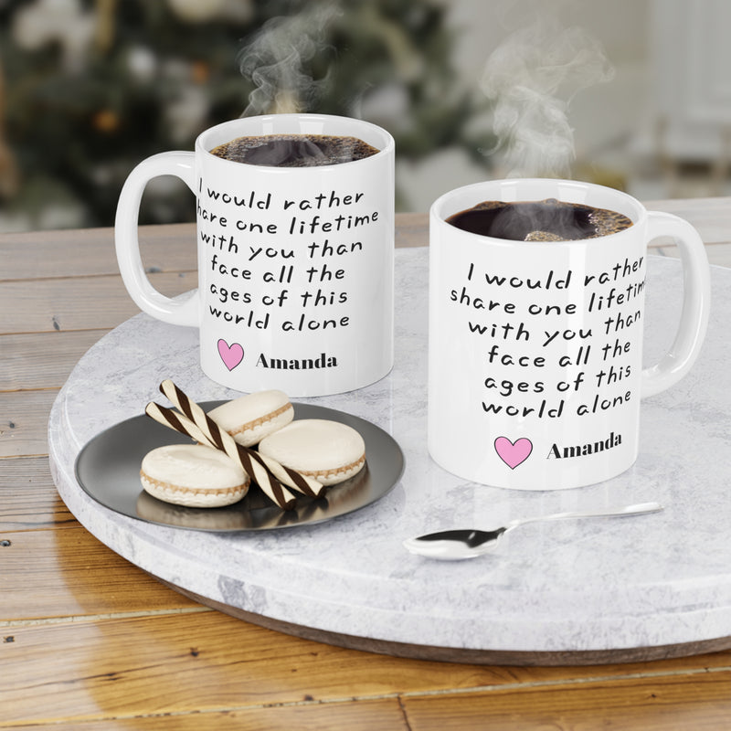 I would rather share one lifetime with you | LOR Movie Quote,Valentine Gift,Gift For Him,Anniversary Gift,Boyfriend Gift,Husband Gift