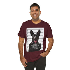 K9 Mugshot Personalized with your Dog T-Shirt